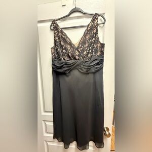 Jessica Howard Black Lace Bodice Dress
